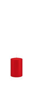 Wiedemann Kerzen Stumpenkerzen Rot 60 x Ø 40 mm, 24 Stück, rußarm, tropffrei, hochwertiger Docht
