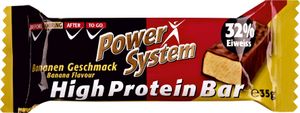 Power System | High Protein Bar | 32 % Eiweiss | Bananen | 35 g