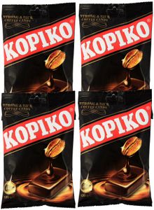 4er-Pack Kopiko Classic Kaffee Bonbons (4x 120g) | Coffee Candy | Kaffeebonbons