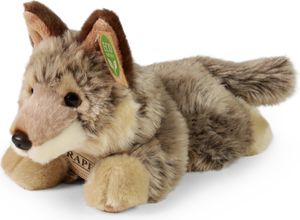 Plüsch liegender Wolf 20 cm UMWELTFREUNDLICH