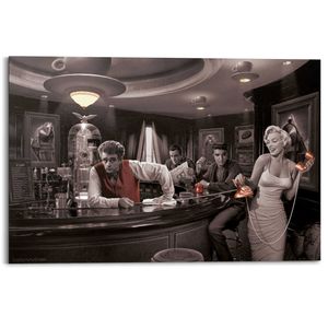 Wandbild Deco Panel Java Dreams Chris Consani - Marilyn Monroe - Elvis Presley - Vintage