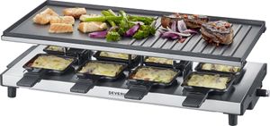 SEVERIN raclette gril RG 2375 s grilovací deskou nerezová ocel/černá