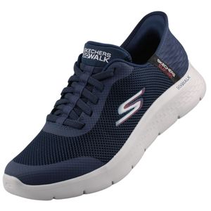 Skechers Go Walk Flex - Hands up Sportschuhe Damen Laufschuh Blau Freizeit, Schuhgröße:42 EU