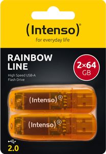 Rainbow Line 64 GB Orange 2er USB-Stick