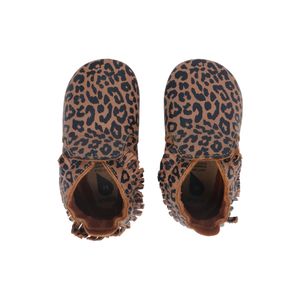 Bobux Soft Soles Krabbelschuhe Baby - Leopard Braun - 9-15 Monate