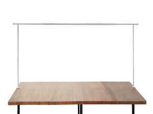 Tischgestell in weiß - ausziehbar bis 250 cm - Tischklemme Höhe 90 cm