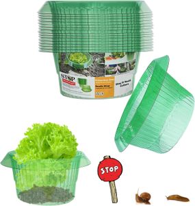 20 Stk Schneckenschutzring Set Schneckenschutz Pflanzenkragen