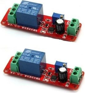 2 Stück NE555 DC 12V Delay Relay shield Timer Switch Adjustable Module 0 To 10 S 2 Stück NE555 DC 12V Delay Relay shield Timer Switch Adjustable Module 0 To 10 S