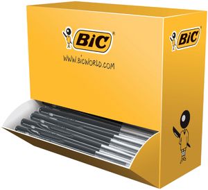 BIC Druckkugelschreiber M10 clic schwarz VALUE PACK 90+10 GRATIS