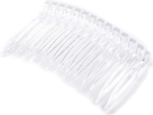 Haarkamm Jolly - Weiß/Transparent KP8130