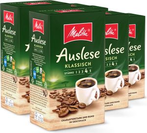 Melitta Auslese gemahlener Filter-Kaffee, für Filterkaffeemaschinen, im Set Melitta Auslese gemahlener Filter-Kaffee, für Filterkaffeemaschinen, im Set