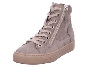 Paul Green Damen Sneaker, grau(beige (4)), Gr. 9