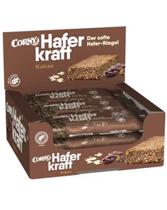 Müsliriegel HAFERKRAFT Kakao von Corny, 12x65g (MHD: 06.06.2024)