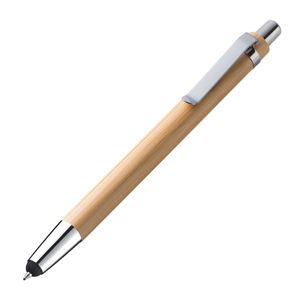 10x Holz Touchpen-Kugelschreiber aus Bambus