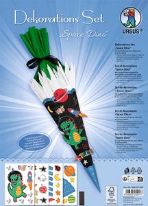 URSUS Deko Set Schultüte Easy Line : Space Dino Motiv: Space Dino