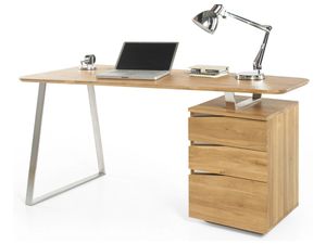 MCA furniture Schreibtisch Tori - Asteiche massiv geölt