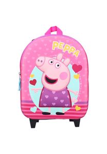 Peppa Wutz Pig - Peppa Pig Strong Together Kinder-Rucksack Kinder-Trolley Rollkoffer Trolly