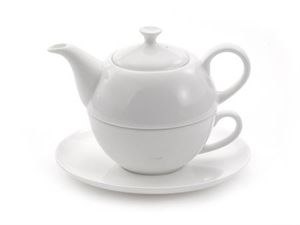 Tea for one Set "Sophie" Bone China, 4 teilig Kanne: 0,45 l, Tasse: 0,25 l