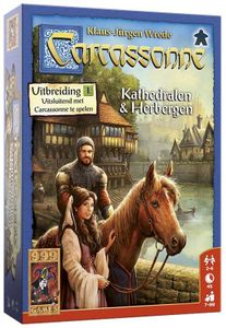 999 Games brettspiel Carcassonne: Kathedralen & Herbergen, Farbe:Multicolor
