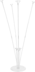 Universal-Ballonständer XXL, weiß/transparent, Kunststoff, 17/93 cm