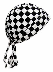 Kopftuch Bandana Karo Schach, Bandana Headscarf Checkered Chess, Ajedrez a Cuadros pañuelo