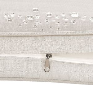 Garten-Loungesofa Sundo rundes Polyrattan im Rope-Design