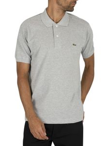 Lacoste Herren Logo-Polo-Shirt, Grau 3XL