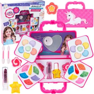 MalPlay Unicorn Makeup Set pre deti | skutočný make-up set | umývateľný a bezpečný | darčeková sada pre dievčatá | od 3 rokov | make-up pre deti