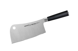 Samura-MoV Hackmesser, Edelstahl, 18 cm, silber/schwarz
