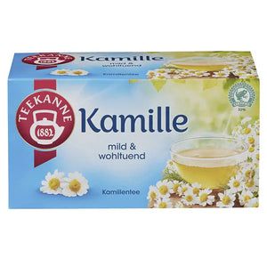 Teekanne Sanfte Kamille 30g, 20 Beutel Aromatischer Tee Natürlish Kräutertee 1 Packung