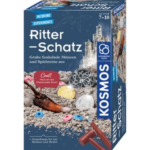 Kosmos Ritter-Schatz Grabe funkelnde Münzen und Spielsteine aus Experimentierkasten