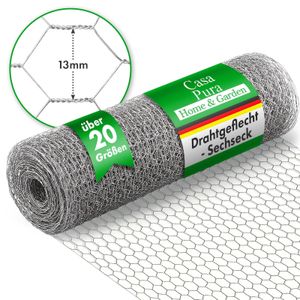 Plot z pozinkovaného drátu Opláštění z králičího drátu Velikost oka: 13 mm Výška: 75 cm Délka: 25 m