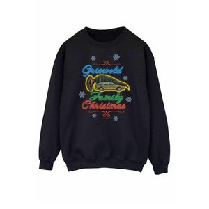National Lampoon's Christmas Vacation - "Griswold Family" Sweatshirt für Damen - weihnachtliches Design BI2088 (M) (Schwarz)