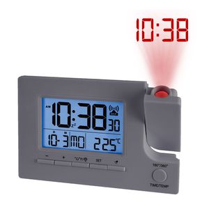 Funk-Projektionswecker Funkwecker USB 2 Alarme Temperaturanzeige Datum - 4-MV1022-2
