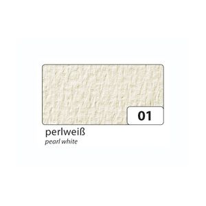 folia 100301 Passepartoutkarten mit ovaler Ausstanzung, mit Kuverts, perlweiß, 6-teilig (1 Set)
