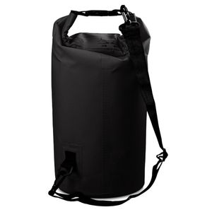 Dry Bag Wasserdichter Packsack 3L 5L 10L 15Lwasserdichte Tasche Sack Beutel Lang Schulter Verstellbarer Schultergurt(Schwarz,3L)