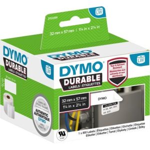 DYMO Original LabelWriter Hochleistungs-Etiketten | 59 mm x 102 mm | weißes Kunststoff-Etikett | Rolle mit 300 Etiketten | für LabelWriter-Beschriftungsgerät