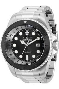 Invicta Hydromax 38018 Herren armbanduhr - Quarzuhrwerk - Edelstahl mit schwarzen zifferblat - 52mm