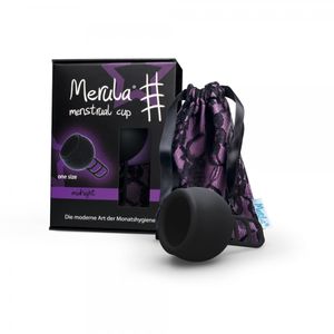Merula Menstrual Cup - Menstruationstasse MIDNIGHT (schwarz)