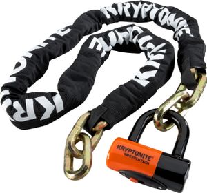 Kryptonite New York Chain® 1210 Kettenschloss 100 cm schwarz-orange