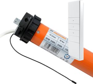 3T Funk-Markisenmotor 30Nm inkl. Adaptersatz + Handsender HSF1 Typ: 3T45-30R / 78 mm rund