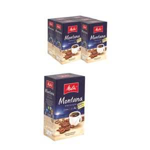 MELITTA Filterkaffee Montana Premium gemahlener Röstkaffee 6 x 500g kräftig