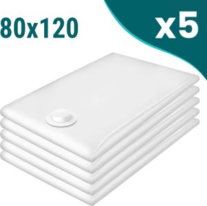 Sillar Hrubé vákuové vrece na odevy 80x120 cm kocka | Vákuové vrece na odevy s hermetickým ventilom - priehľadné 5 kusov Sillar Hrubé vákuové vrece na odevy 80x120 cm kocka | Vákuové vrece na odevy s hermetickým ventilom - priehľadné 5 kusov