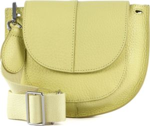 Marc O'Polo Leder Umhängetasche Berit Crossbody Bag Lemon Sorbet hellgelb