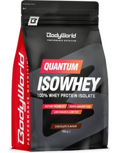 BodyWorld Quantum IsoWhey 700 g Vanille / Whey Protein Isolat / Sofortiges Whey Protein Isolat von höchster Qualität