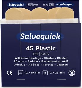 Pflasterstrips Salvequick elastisch 6 Nachfüllpack je 40 St.SALVEQUICK