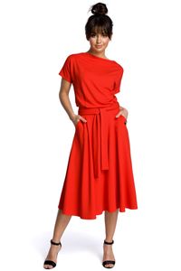 BeWear Midikleid für Frauen Evap B067 rot XL