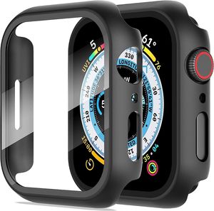 2 Stk. Schutzhülle mit gehärtetem Glas für Apple Watch 40mm