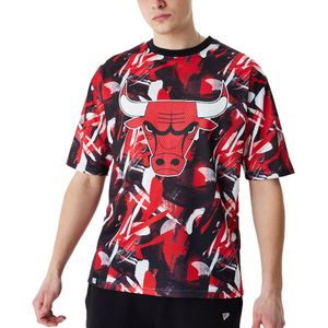 New Era Oversized Shirt - MESH JERSEY Chicago Bulls - M