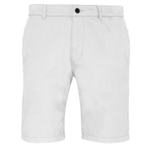 Asquith & Fox pánské chino šortky RW4908 (4XL) (bílé)